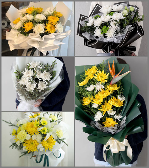 湖北孝感市大悟县刘集镇沙河村白事花束代送